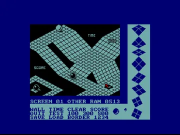 Marble Madness Construction Set (UK) (1986) screen shot game playing